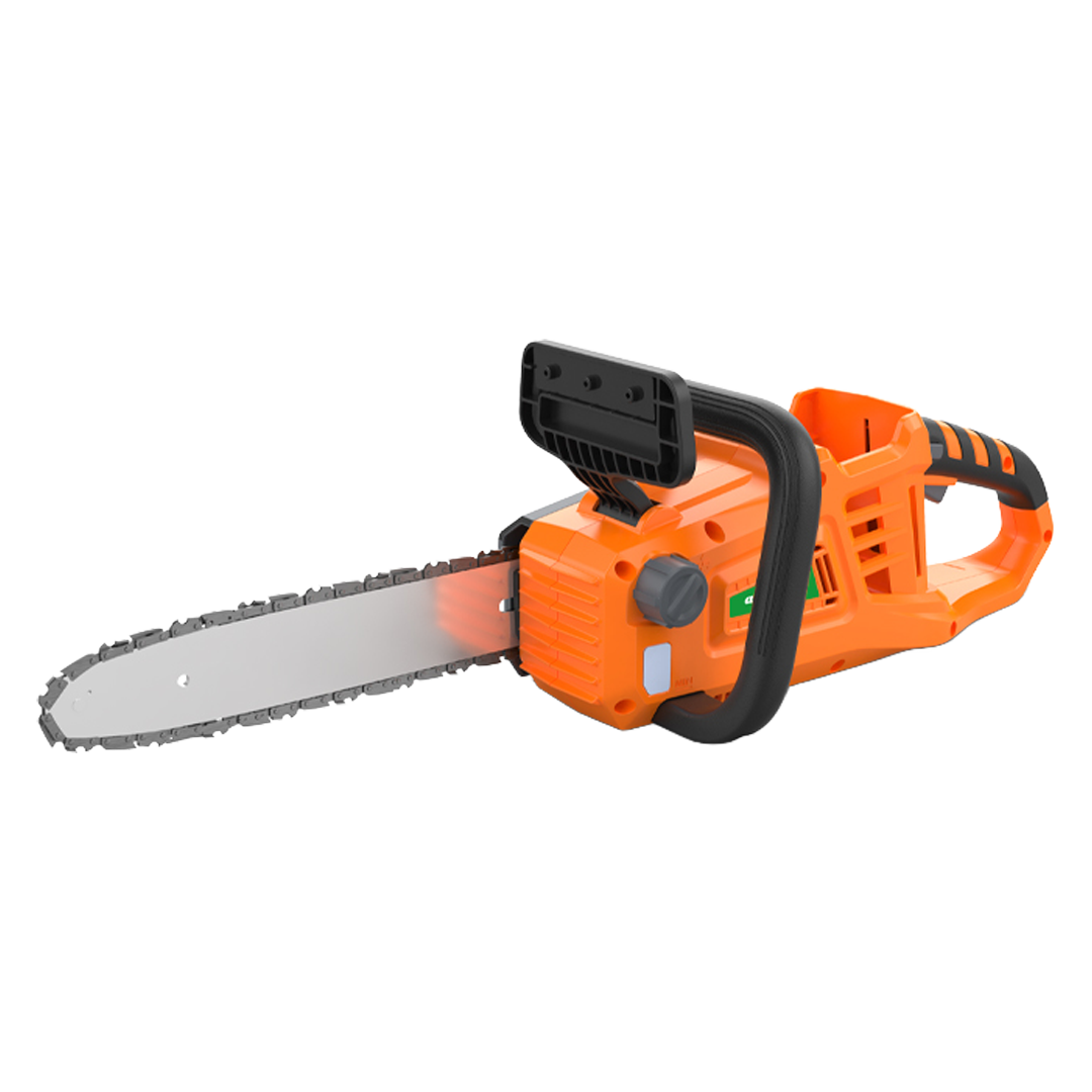 Motosierra a bateria Anova E40CS16 realizando trabajos de poda en arbolado.