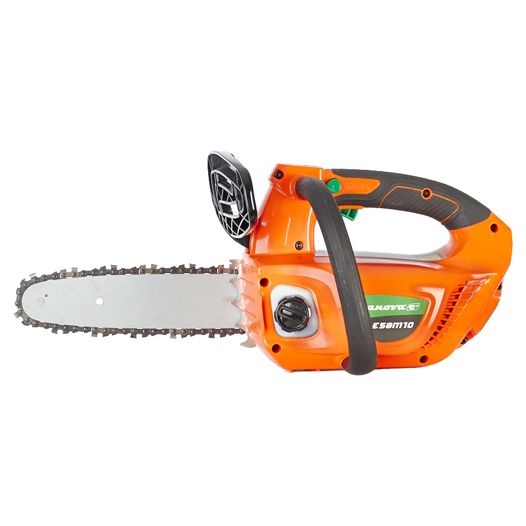Motosierra a batería Anova E-Plus E58M10 58V 10" ref E58M10 con arnés.