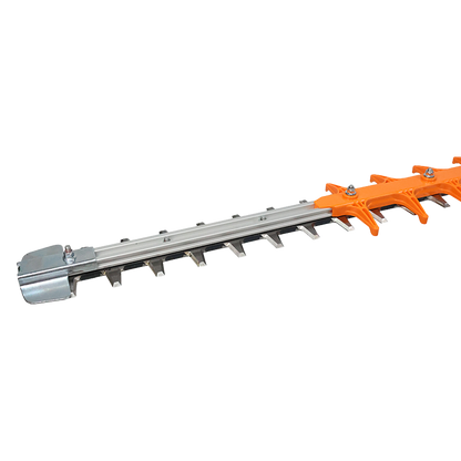 Cuchilla doble de 640 mm y 4 filos en cortasetos profesional Anova E60HT