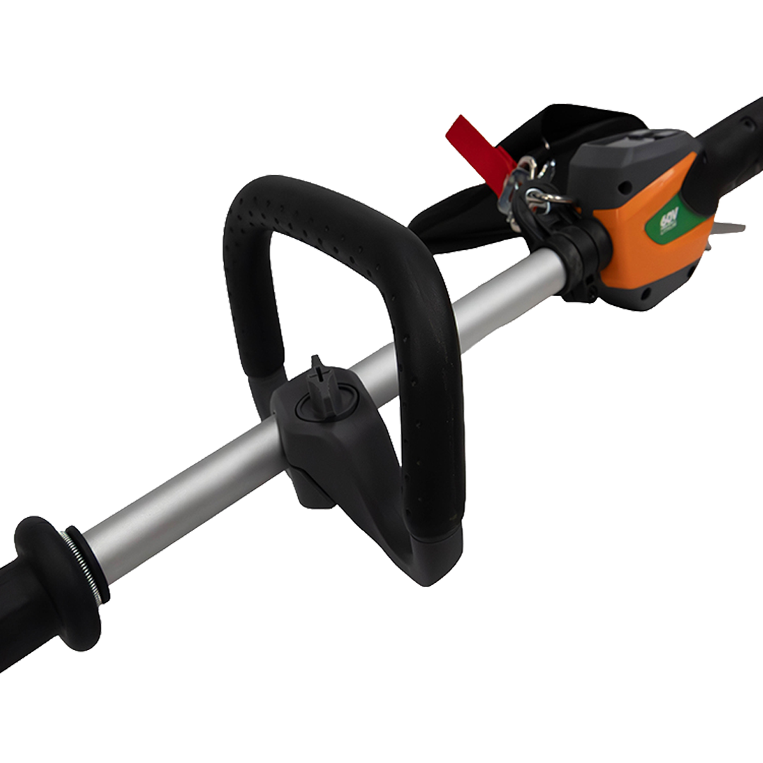 Detalle del motor Brushless de 1800W del cortasetos de pértiga Anova.
