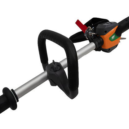 Detalle del motor Brushless de 1800W del cortasetos de pértiga Anova.