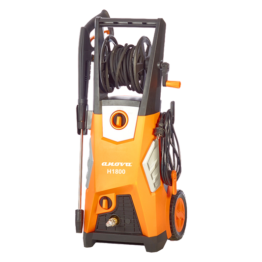 Hidrolavadora eléctrica Anova H1800 de 3000W y 180 bar para limpieza profesional.