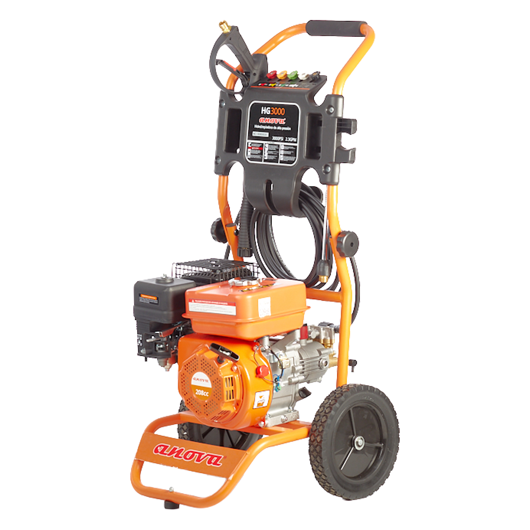 Hidrolimpiadora a gasolina Anova HG3000 de 207 bar y 3000 PSI.