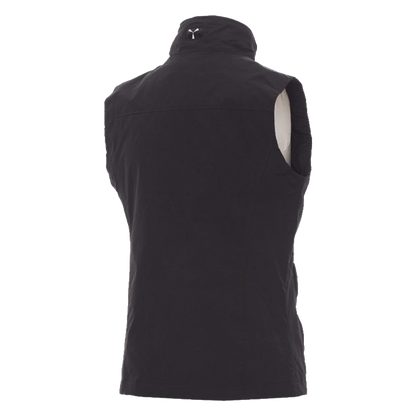 Chaleco de trabajo para mujer con cremalleras interiores para marcado y serigrafia.