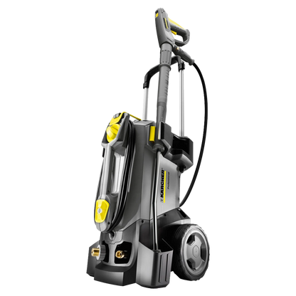 Limpiadora de alta presión HD 5/15 C Plus de agua fría, compacta y profesional, con uso vertical y horizontal, pistola EASY! Force y acoplamientos rápidos EASY! Lock.