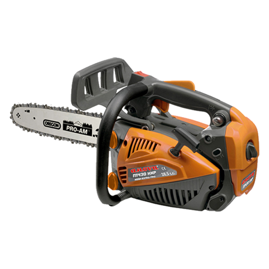 Motosierra de poda a gasolina Anova M430HXP de 28,5 cc y 3,26 kg.