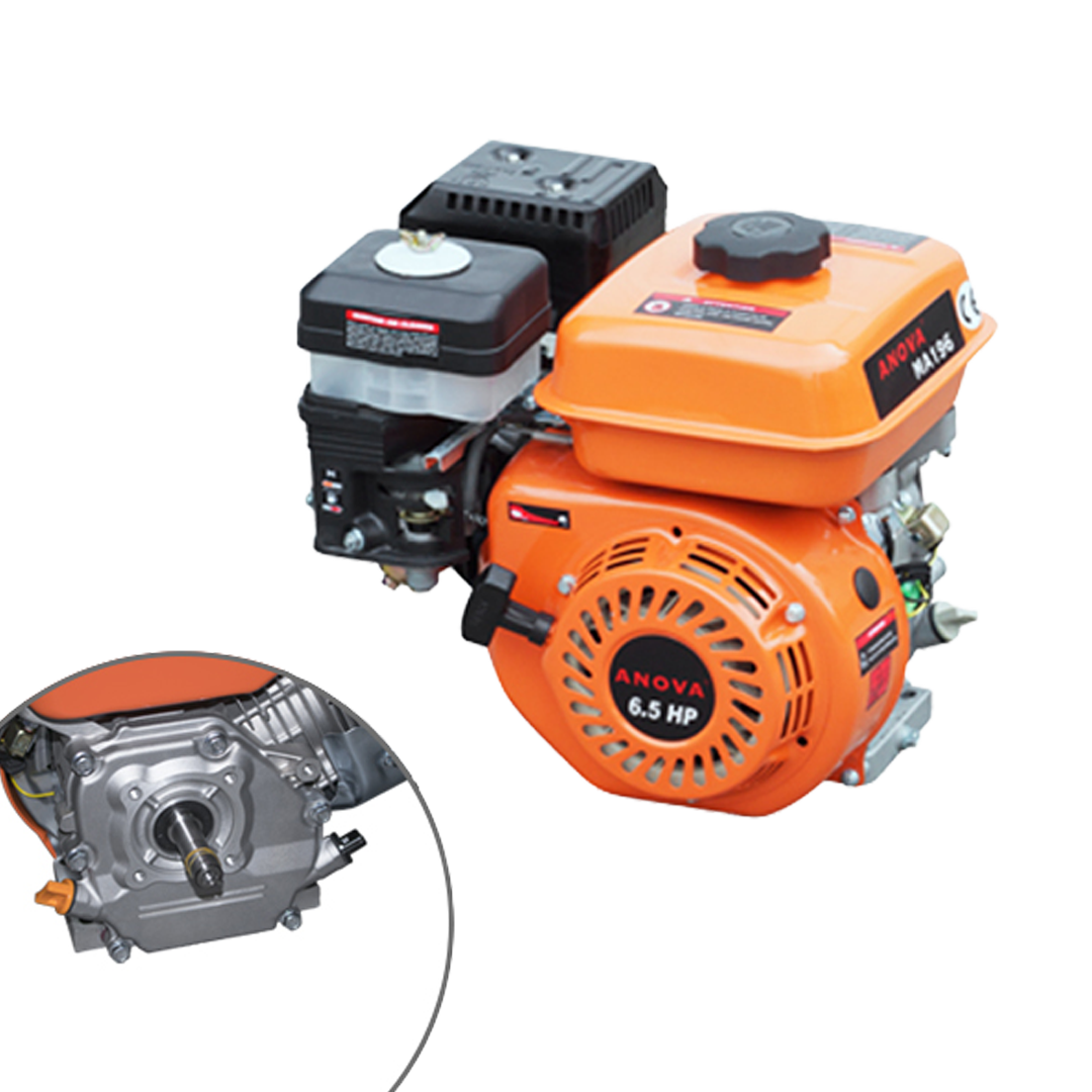 Motor de gasolina de 4 tiempos Anova MA196 de 6,5 HP y 196 cc.