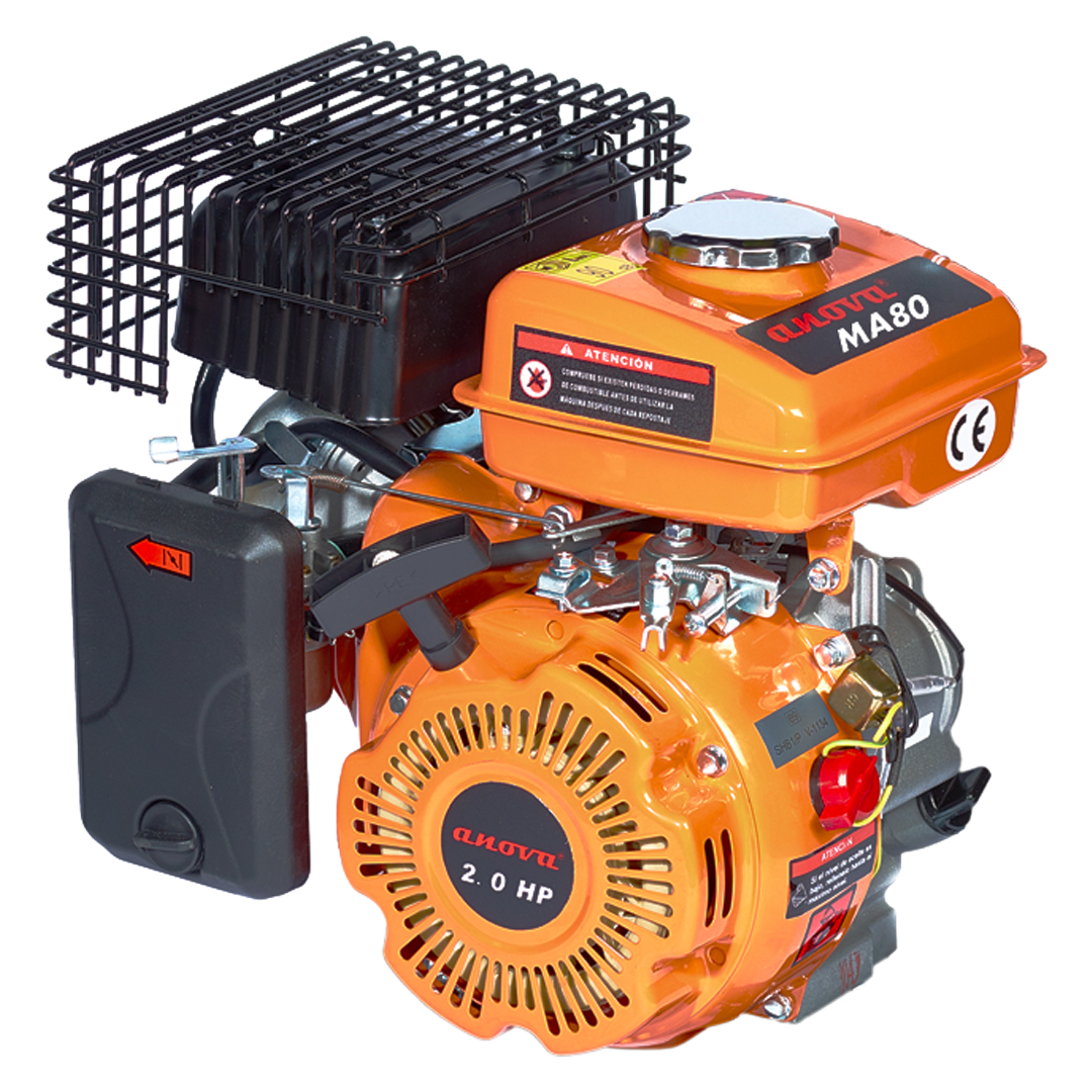 Motor de gasolina 4 tiempos Anova MA80 2 HP Euro V para sulfatadora.