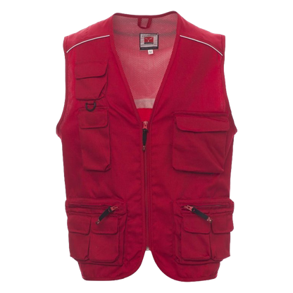 Chaleco laboral de verano multibolsillos modelo Pocket en tejido Twill.
