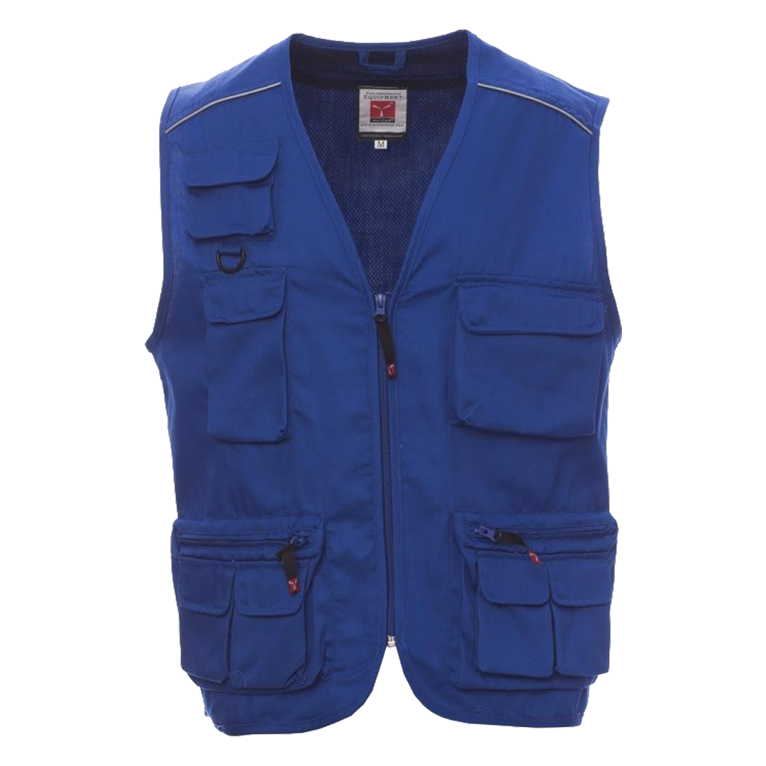 Interior con forro transpirable Dry-Tech en color a contraste del chaleco Pocket.