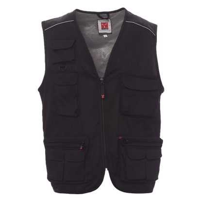 Chaleco laboral de verano multibolsillos modelo Pocket en tejido Twill.