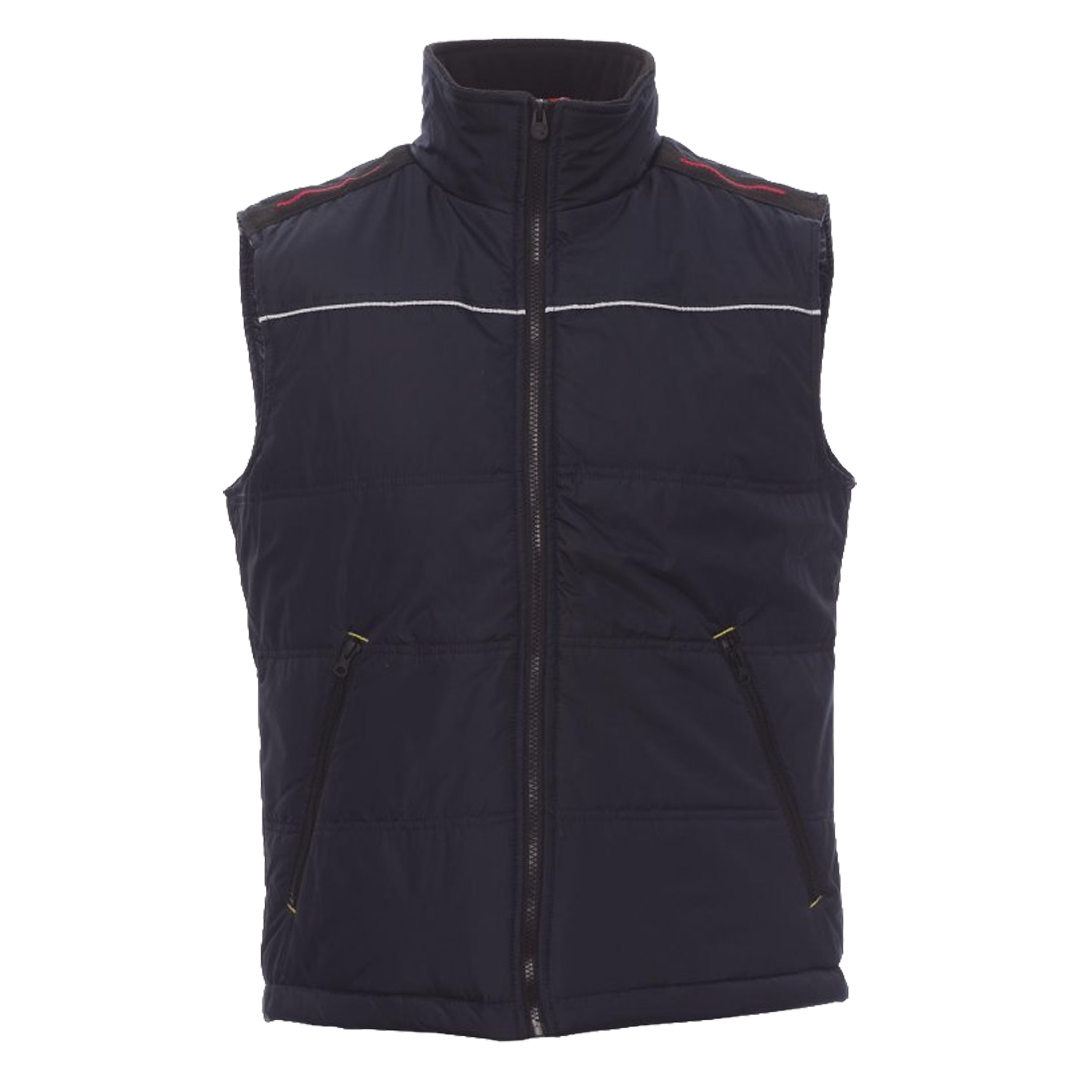 Chaleco laboral unisex Payper Radar 2.0 con membrana TPU y detalles reflectantes.