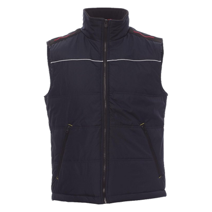 Chaleco laboral unisex Payper Radar 2.0 con membrana TPU y detalles reflectantes.
