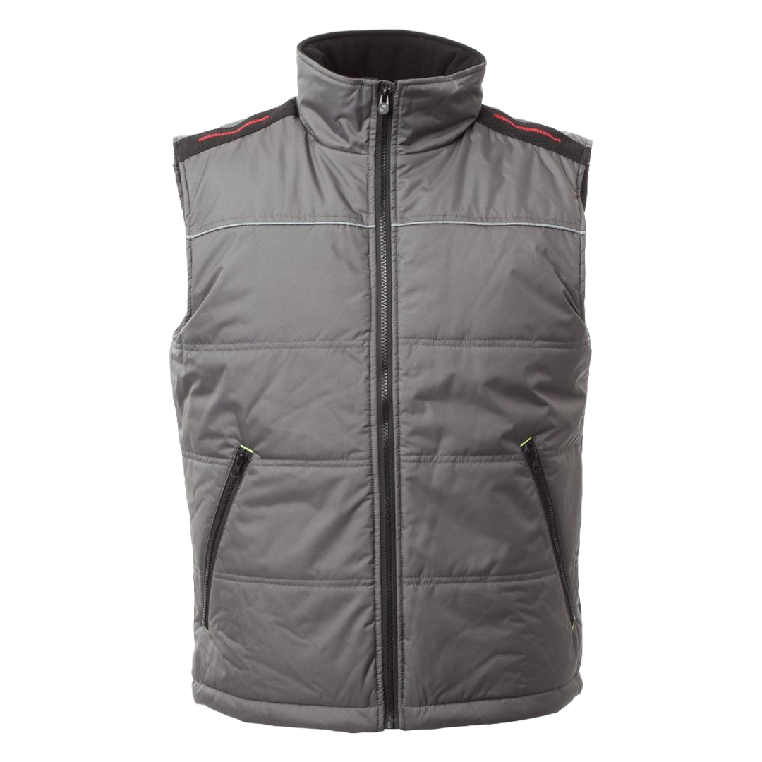 Chaleco laboral unisex Payper Radar 2.0 con membrana TPU y detalles reflectantes.