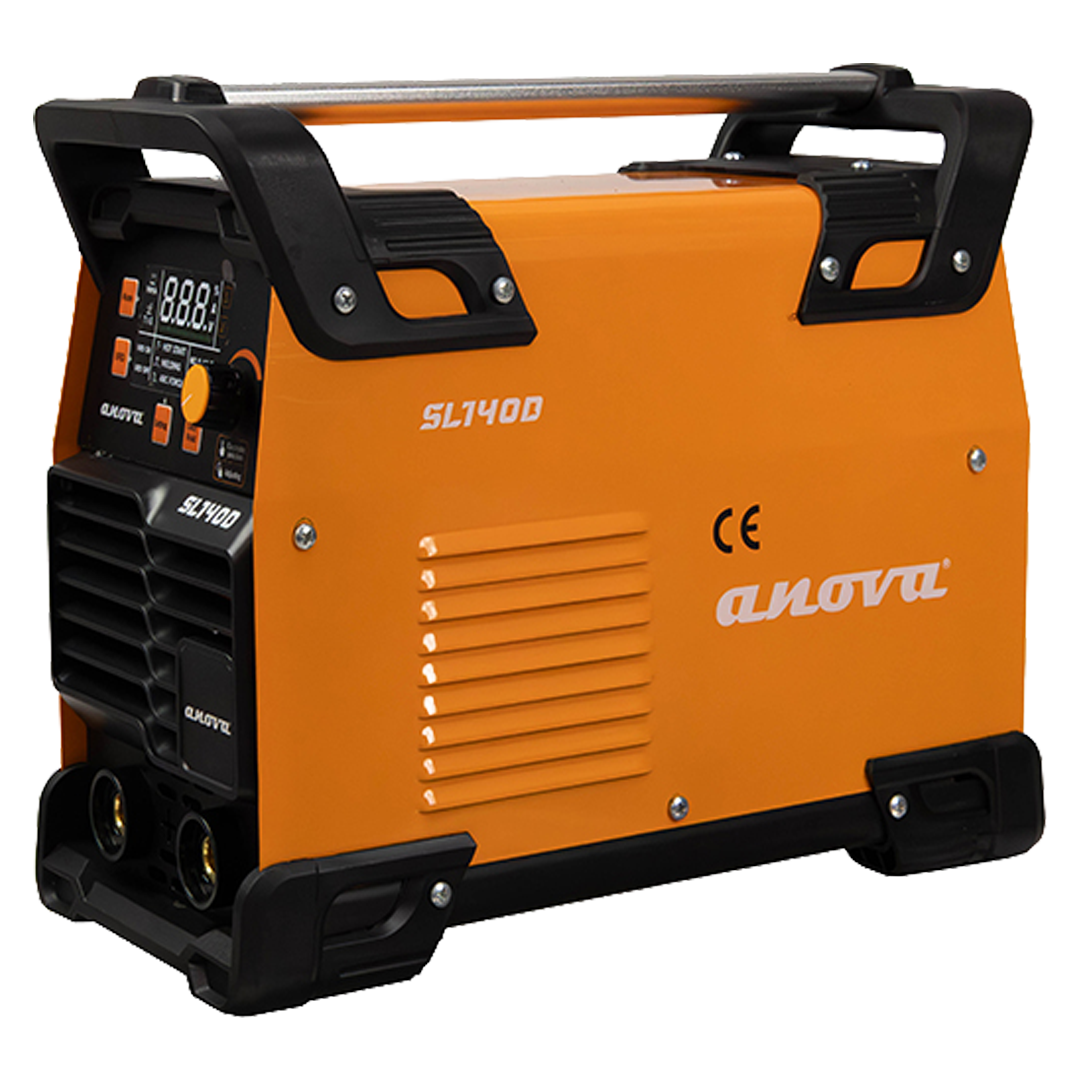 Soldadora inverter portátil Anova SL140D 140A con accesorios ref SL140D.