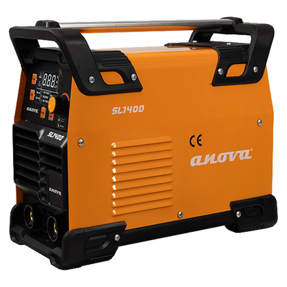 Soldadora inverter portátil Anova SL140D 140A con accesorios ref SL140D.