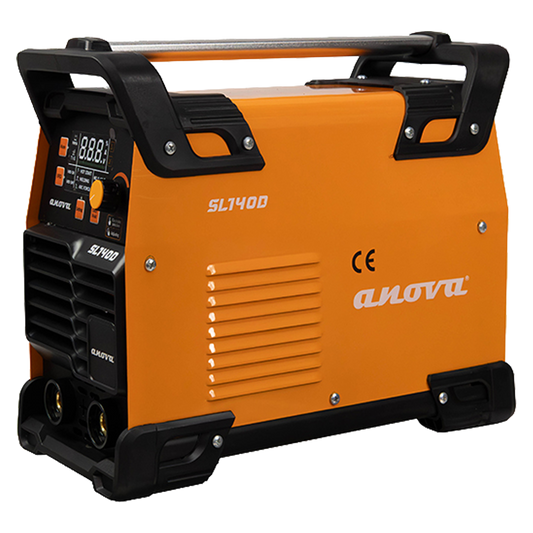 Soldadora inverter portátil Anova SL140D 140A con accesorios ref SL140D.