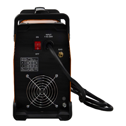 Soldador Anova SL200D en uso profesional sobre estructura metálica en taller.