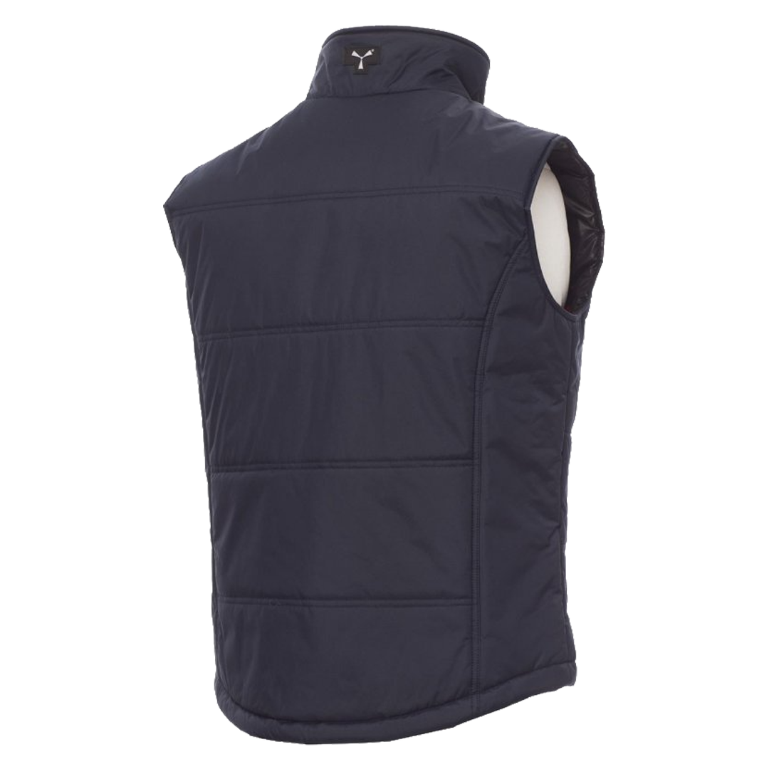 Interior del cuello con forro polar térmico del chaleco acolchado STAR.