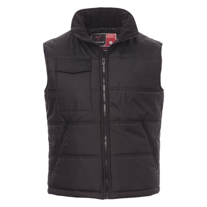Vista posterior del chaleco de trabajo STAR con espalda contorneada ergonómica.