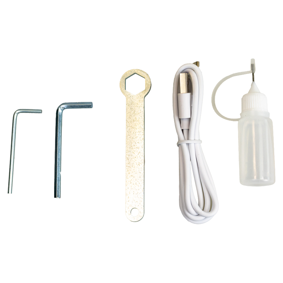 Estuche de transporte rígido y accesorios con cable USB-C incluidos Anova.