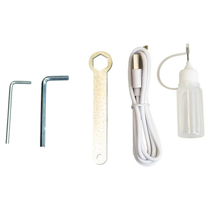 Estuche de transporte rígido y accesorios con cable USB-C incluidos Anova.