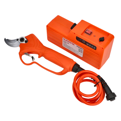 Batería de 36V 4Ah y arnés ergonómico de soporte para tijera de poda Anova.