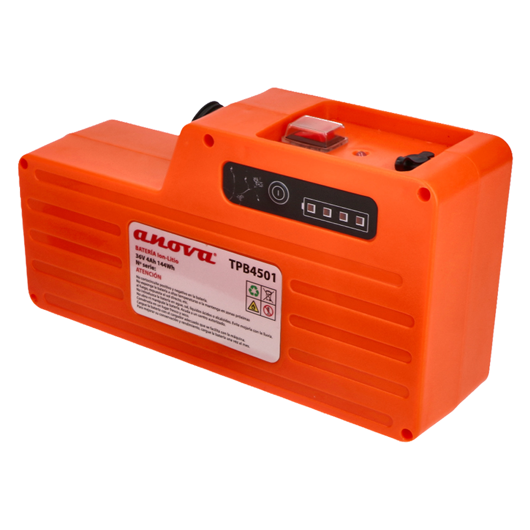 Batería de 36V 4Ah y arnés ergonómico de soporte