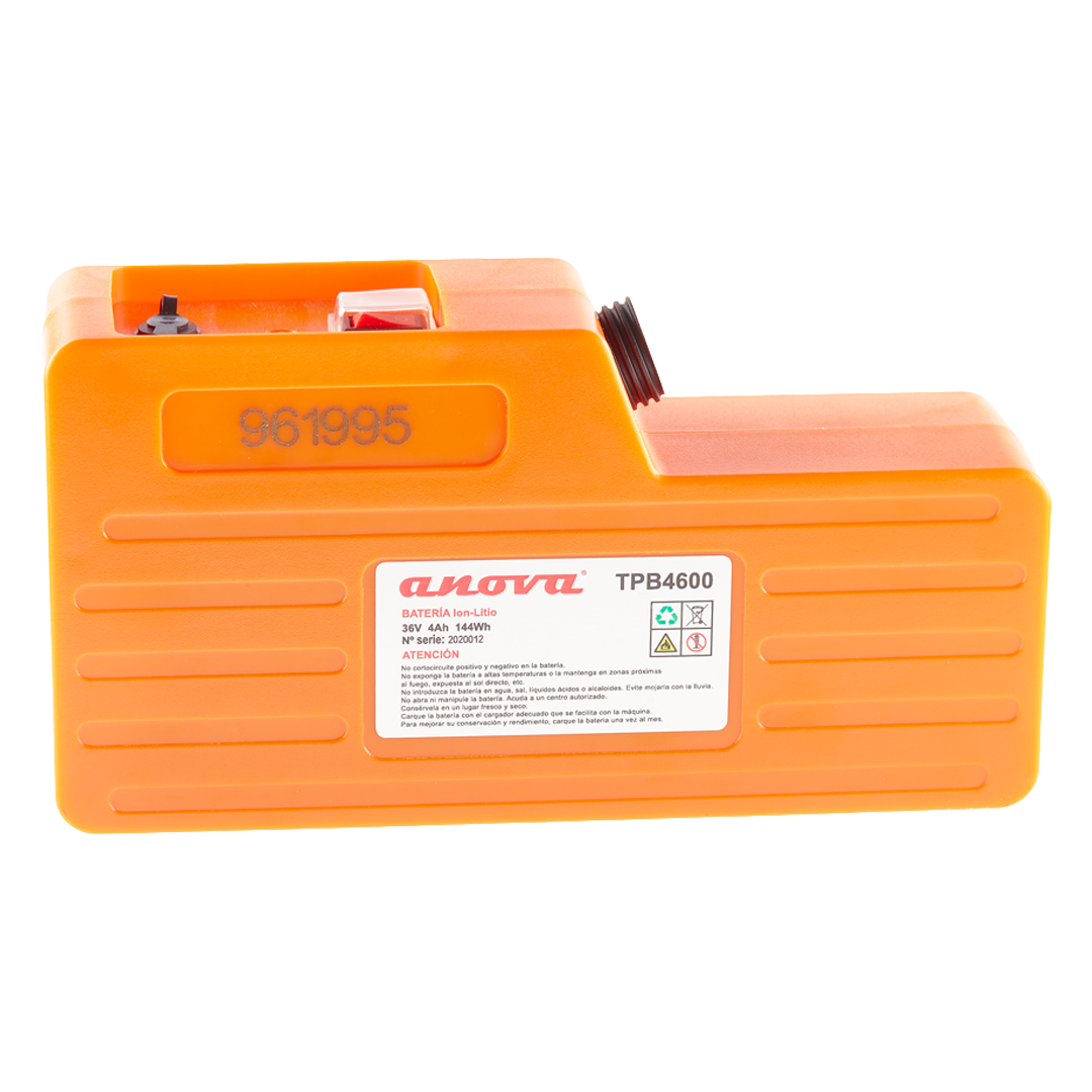 Motor brushless de 1080W y bateria 36V 4Ah en tijera de poda Anova